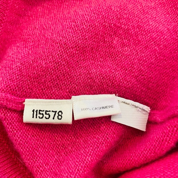 Ann Taylor Vintage 100% Cashmere Tie At The Shoulder Sweater EUC NWOT SZ Small - Picture 4 of 9